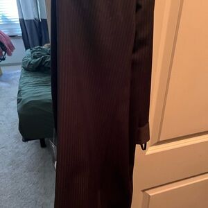 Nine West Black Pinstripe Suit Trousers